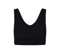Harper wilde Bliss Bralette - Ultra-Soft and Lightweight V-Neck Bralette - Wireless Bras for Women - Black, Black, M