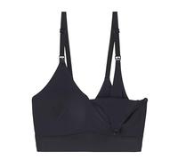 Harper wilde Bliss Nursing Bralette - Ultra-Soft & Lightweight with Adjustable Straps - Supportive Maternity Bra - Black, Black, M