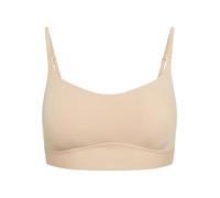 Harper Wilde Bliss Scoop Bralette - Ultra-Soft & Lightweight, Wire-Free Scoop Neck Bralette for Women - Beige, Beige, M