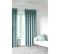 Helena Springfield Harper Lined Curtains 66" x 72", Duck Egg