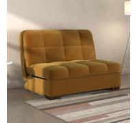 Harper Yellow Sunningdale Saffron 2 Seater Fabric Pull Out Sofa Bed