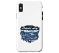 Harpers Ferry West Virginia River Town Scenic Landscape Case for iPhone X/XS