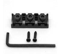 harpfeas 43mm Guitar Metal Locking Nut String Lock for Floyd Rose Style Electric Guitar Tremolo Double Lock System (Black)