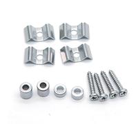 harpfeas 4PCS Metal Vintage Style Guitar String Trees Guides Retainers for Fender Strat or Tele Style Electric Guitar (Chrome)