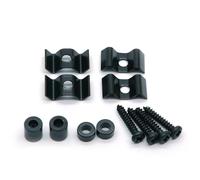 harpfeas 4PCS Metal Vintage Style Guitar String Trees Guides Retainers for Fender Strat or Tele Style Electric Guitar (Black)