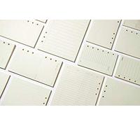 Harphia A5 A6 Loose Leaf Notebook Refill Spiral Binder Planner Inner Page Inside Paper Dairy Weekly Monthly Plan To do Line Dot grid (Full 11 Sets, A6-17x9.4cm)