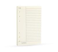 Harphia A5 A6 Loose Leaf Notebook Refill Spiral Binder Planner Inner Page Inside Paper Dairy Weekly Monthly Plan To do Line Dot grid (Cornell, A6-17x9.4cm)