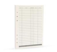 Harphia A5 A6 Loose Leaf Notebook Refill Spiral Binder Planner Inner Page Inside Paper Dairy Weekly Monthly Plan To do Line Dot grid (Finance, A5-21x14.2cm)