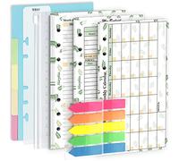 Harphia Undated Monthly Weekly and Budget Refills Paper Kit for 6 Ring Planner, 6.73” X 3.72”, Personal Size for Budget Planner Binder Cover, Money Binder Organizer for Cash