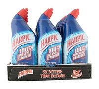 Harpic 100% Limescale Remover Toilet Cleaner Gel Original - Pack of 12 (750ml Each)