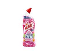 Harpic Active Fresh Pink Blossom Toilet Cleaner Gel 750ml (12 x 750ml)