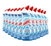 Harpic Active Fresh Toilet Cleaning Gel, Marine Splash, Pack 12 x 750 ml, Infused with Essential Oils, Kills 99.9% of Bacteria, Toilet Cleaner