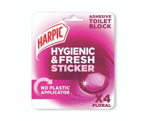 Harpic Adhesive Wc Block Floral PK6