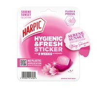 Pack of 4 Harpic Toilet Stickers 48g - Floral - Wilko
