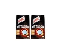 Harpic Power Plus Deep Cleaning Toilet Tablets Original Scent Pack 1 x 6 Tablets Deep Clean Without Scrubbing Removes 100 Limescale Toilet Cleaner P