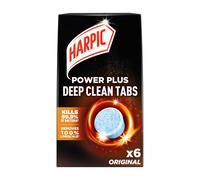 Harpic Power Plus Deep Cleaning Toilet Tablets Original Scent Pack 1 x 6 Tablets Deep Clean Without Scrubbing Removes 100 Limescale Toilet Cleaner