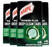 Harpic Power Plus Deep Cleaning Toilet Tablets Mountain Pine Bulk Buy Tabs x 24