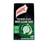 Harpic Power Plus Toilet Tablets (Pack 1 x 6): Deep Clean, Removes Limescale