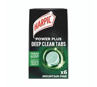 Harpic Toilet Clnr Tabs X6 Pine PK8