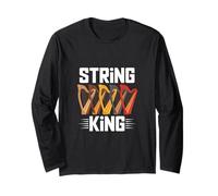 Harpist Harp Lover String King Long Sleeve T-Shirt