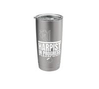 Harpist in Progress Loading Funny Women Harp Stainless Steel Insulated Tumbler