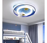 Harpochten LED Ceiling Lamps Boys Girls Bedroom Ceiling Lamps Astronaut Children's Lamp Dimmable With Remote Control Chandelier Boys Children's Room Lamp Interior Decoration Girls Room Ceiling Lightin