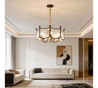 Harpochten LED Modern Ceiling Light Dimmable Ceiling Chandelier Acrylic+Metal Lights Pendant Lights 3000K-6000K Adjustable E27 Base Suitable for Living Room Bedroom Study Kitchen Corridor