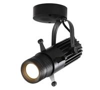 HARPRA Adjustable Aperture 7w 10w 15w COB Ceiling Variable Pattern LED Spotlight Track Lighting for Bar Restaurant Shop Commercial (5W Surface Mount,3000k Warm White)