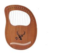 Harps Musical Instruments Wooden Mahogany 19 Strings Harp Musical Instrument For Classical Music Lovers Beginner Easy To Learn(Elk A)