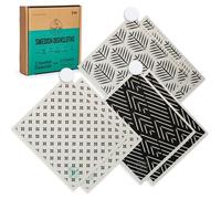Harps&Seb 6-Pack, Reusable Swedish Dishcloths,Super Absorbent Washable Swedish Dish Towels with Convenient Hanging Clips, No Odor, Biodegradable, Non-Scratch Reusable Paper Towels