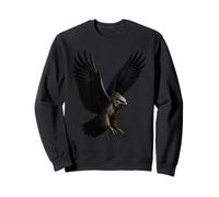 Harpy Eagle in Flight Wildlife Art Sweatshirt