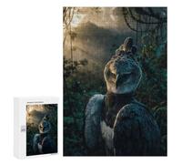 Harpy Eagle in Misty Rainforest Jigsaw Puzzle, 300 PCS, Indoor Activity for The Home, An Absorbing Project for Relaxed Weekends, at Home