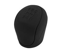 HARR Universal Car Shift Knob Cover Auto Soft Silicone 5 Speed Gear Shift Knob Head Cap Anti-Slip Car Vehicle Lever Shift Knob Boots, Black