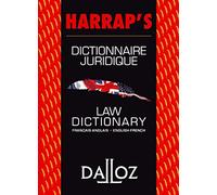 Harrap's Dictionnaire Juridique / Law Dictionary: Francais - Anglais, English - French