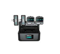 HarrFlow Wireless Lavalier Microphone for iPhone/Android - AI Noise Cancelling & Reverb,Dual Mics 30 H Battery Life, CD-Quality Sound for Live Streaming, TikTok, YouTube Vlog,Range 164FT