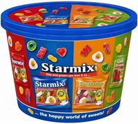 Harribo Mixed Sweets Sharing Tub 600g - Starmix Tangfastics Supermix | Haribo Sweets Sharing Tub 600g Treat Size Bags, Variety Pack, For Kids & Adults, Party Sharing, Resealable Tub
