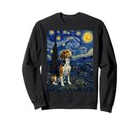 Harrier Dog Van Gogh Starry Night Sweatshirt