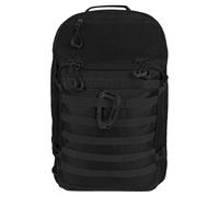 HARRIER Full Clamshell Tactical Backpack 25L/35L/45L - MOLLE Webbing, Airmesh Padded Back System, Hydration/Laptop Compatible, Heavy Duty 1000D Polyester for Military Outdoor EDC (BLACK, 35L)