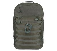 HARRIER Full Clamshell Tactical Backpack 25L/35L/45L - MOLLE Webbing, Airmesh Padded Back System, Hydration/Laptop Compatible, Heavy Duty 1000D Polyester for Military Outdoor EDC (RANGER GREEN, 35L)