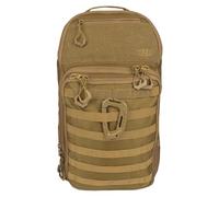 HARRIER Full Clamshell Tactical Backpack 25L/35L/45L - MOLLE Webbing, Airmesh Padded Back System, Hydration/Laptop Compatible, Heavy Duty 1000D Polyester for Military Outdoor EDC (Coyote Tan, 25L)