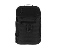 HARRIER Full Clamshell Tactical Backpack 25L/35L/45L - MOLLE Webbing, Airmesh Padded Back System, Hydration/Laptop Compatible, Heavy Duty 1000D Polyester for Military Outdoor EDC (BLACK, 45L)