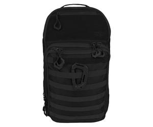 HARRIER Full Clamshell Tactical Backpack 25L/35L/45L - MOLLE Webbing, Airmesh Padded Back System, Hydration/Laptop Compatible, Heavy Duty 1000D Polyester for Military Outdoor EDC (BLACK, 25L)
