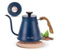 harriet Gooseneck Kettle, Harriet 37oz Pour Over Kettle with Thermometer, Coffee kettle for Stovetop, Stainless Steel Kettle with 3-Layer Base, Anti-Hot Handle, for Drip Coffee & Tea
