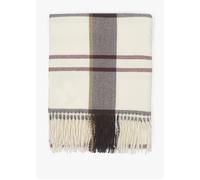 Harriet Light Muted Tartan Scarf - Beige Fabric / One Size