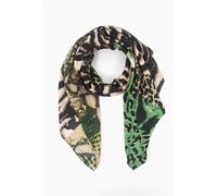Harriet Lightweight Animal Print Scarf - Green Sarta Green One Size