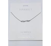 HARRIET Named Lumeila Necklace Marina De Buchi Silver Colour Presented By Sterling Effectz