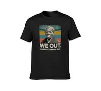 Harriet Tubman We Out 1849 Mens T-Shirt Casual Cotton Unisex Tees Tops T-Shirt Black M
