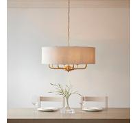 Highclere 8 Pendant Light - Vintage Brass