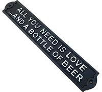 Harrington Marley CAST IRON BEER SIGN MAN CAVE FATHERS DAY KITCHEN FUNNY SIGN PLAQUE VINTAGE STYLE BAR