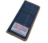 Harrington Marley Harris Tweed Phone Case Compatible with Iphone 13 Pro Max & Iphone 14 Pro Max Case Folio Phone Cover Wallet Tartan Folio Flip Cover with Card Slots